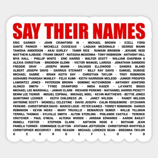 say their names Sticker